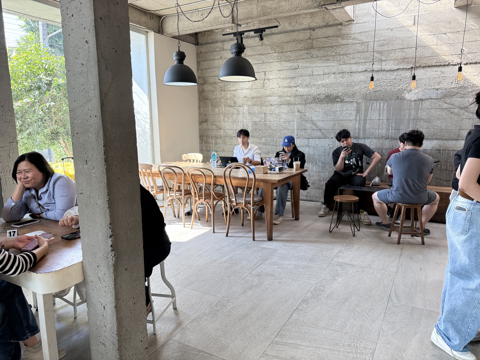 Internal view of the cafe area