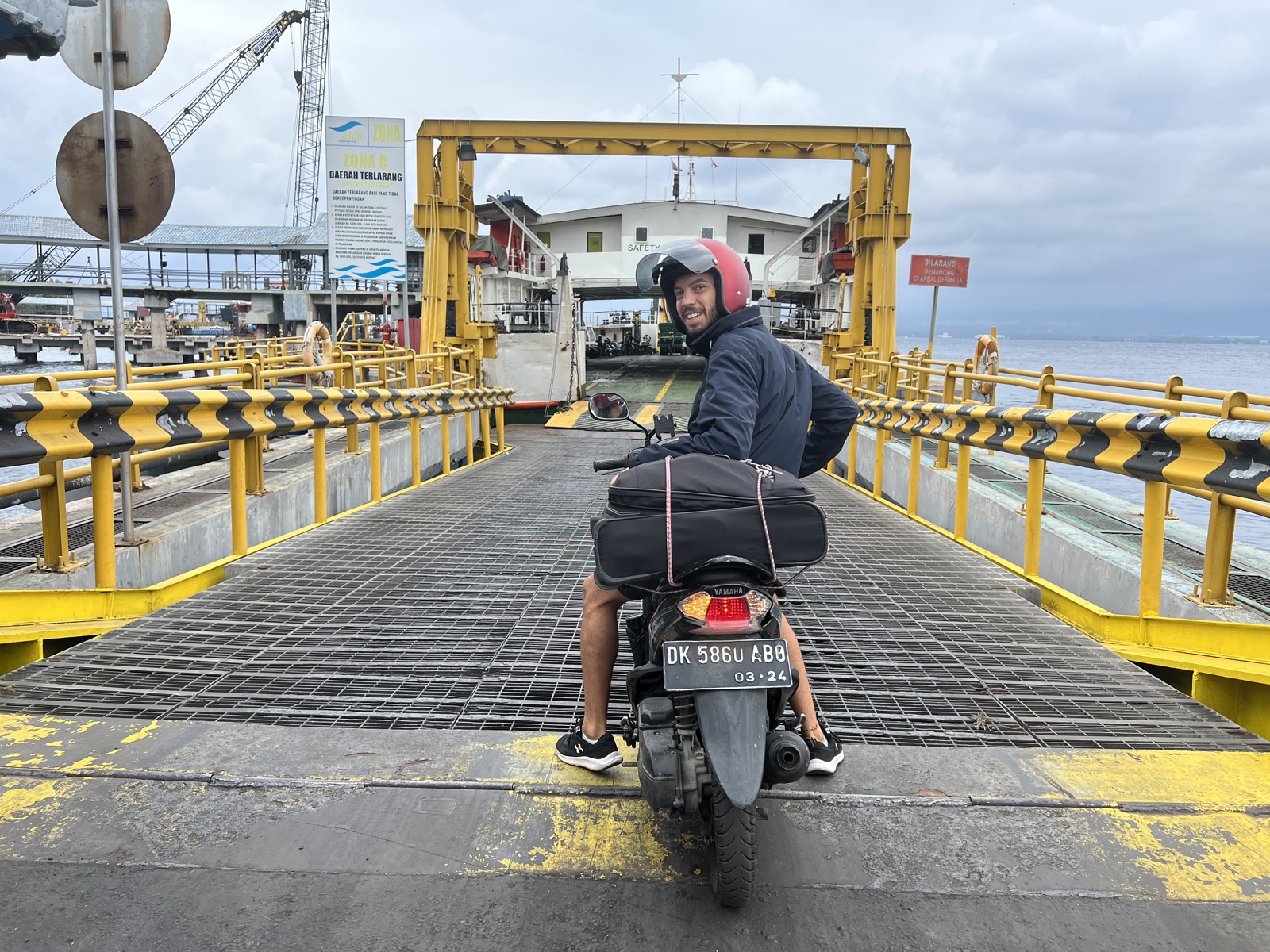 Gilimanuk Port in Bali, on the way to Banyuwangi