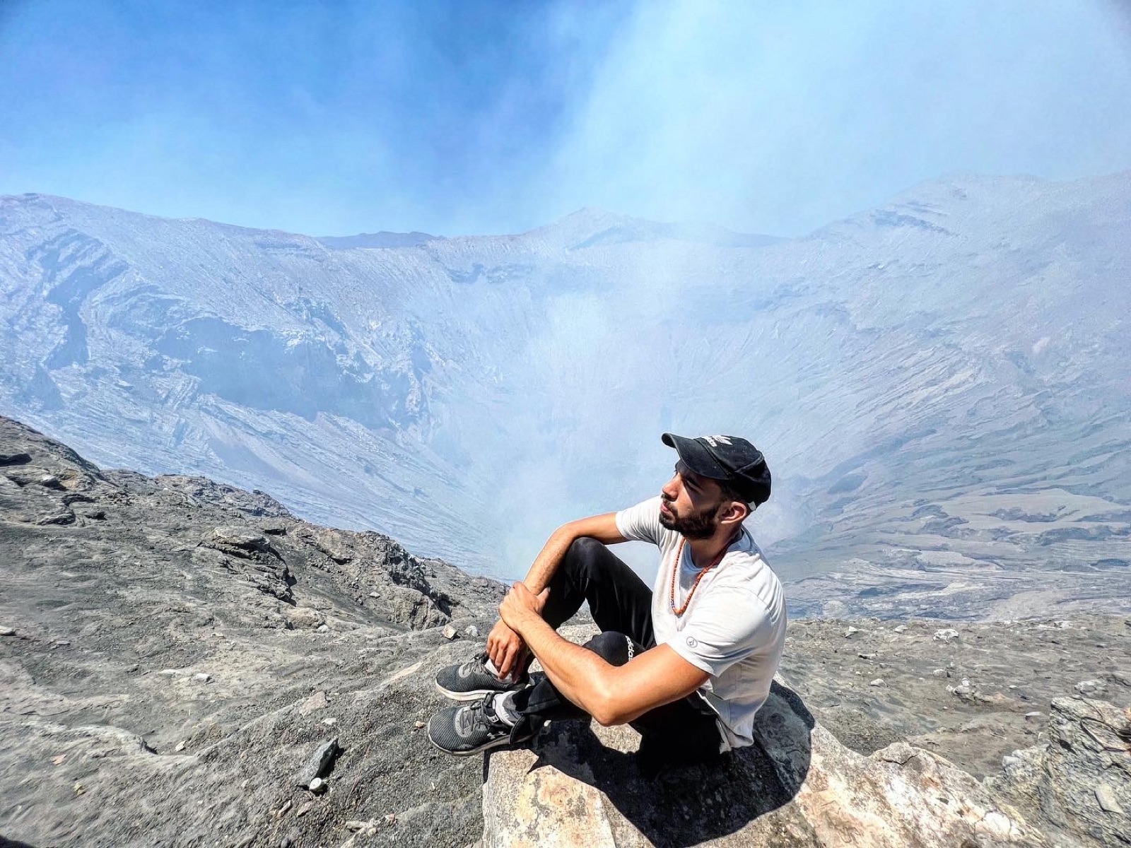 Mount Bromo's crater rim