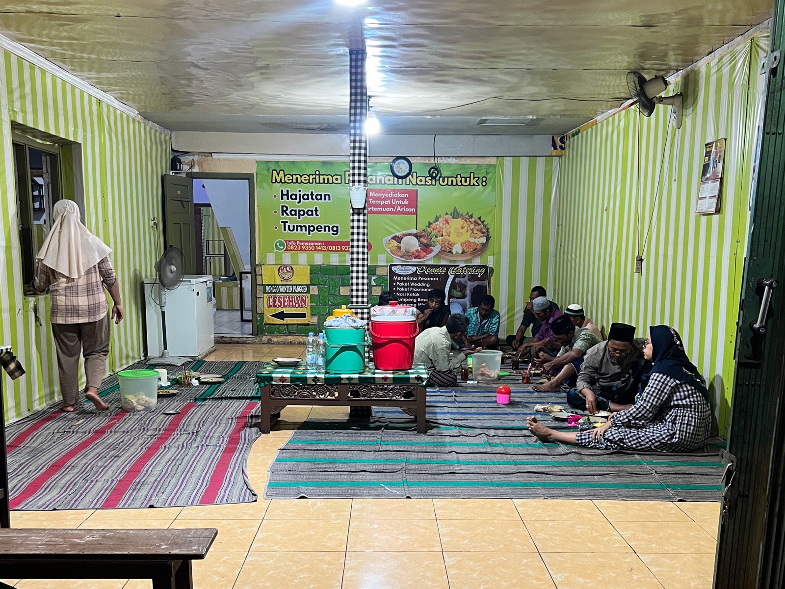 A traditional local warung in Jepara