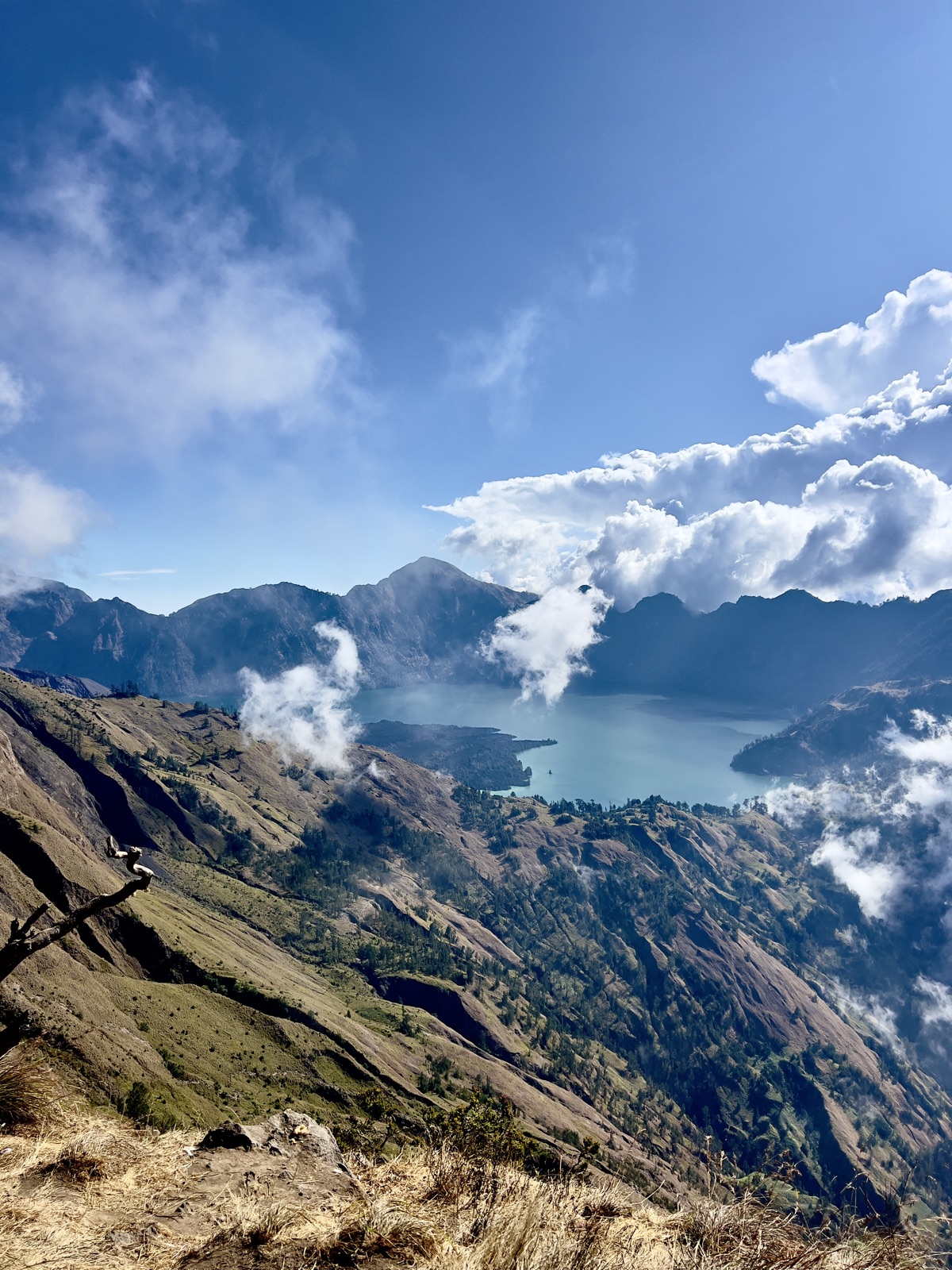 Start of the Rinjani trek