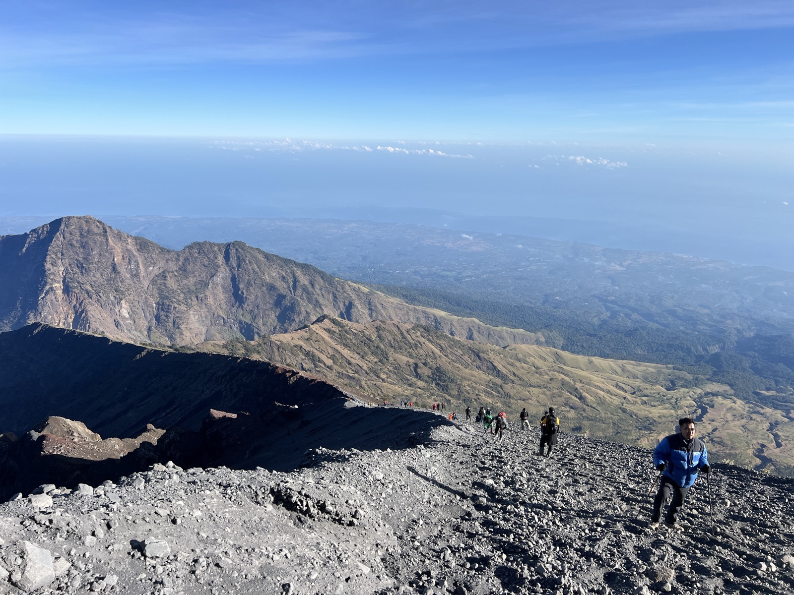 Trail to the Rinjani summit