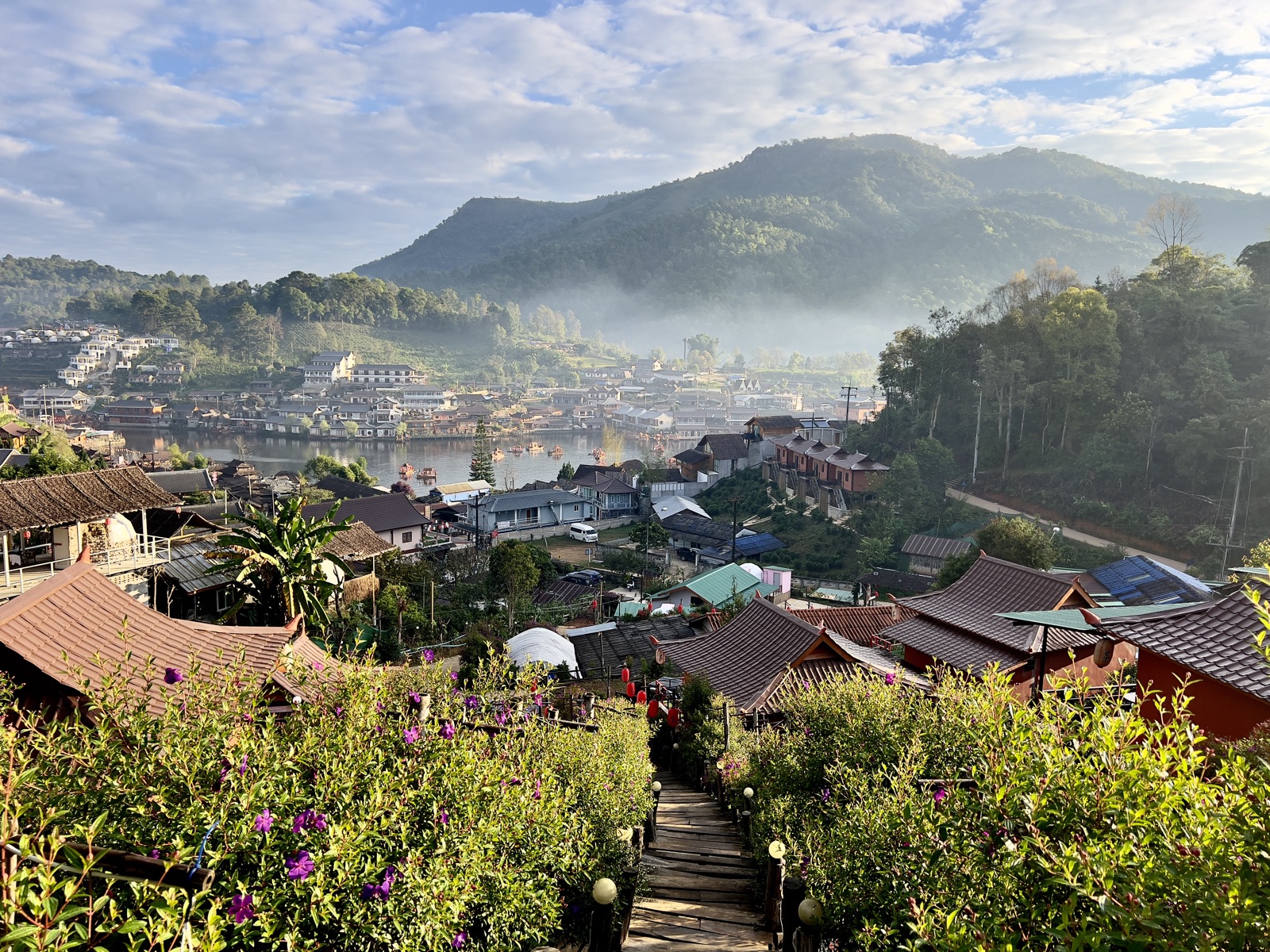 Panoramic view of Ban Rak Thai