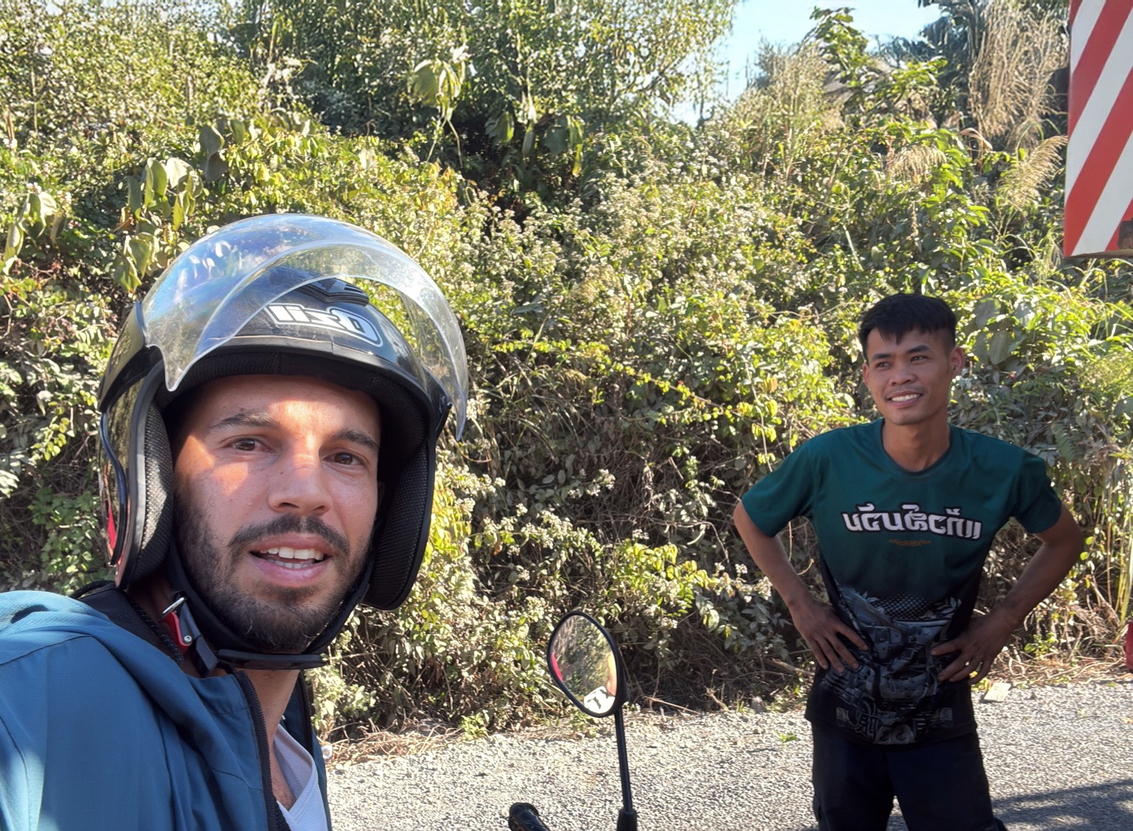 Selfie with a Local on the Way to Thakhek