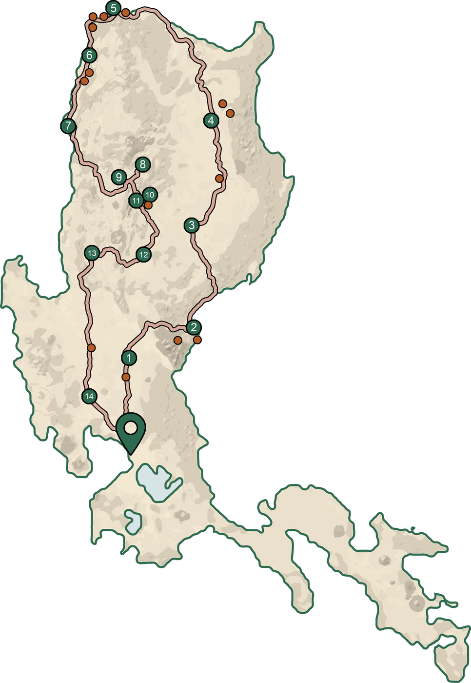 Luzon Loop map
