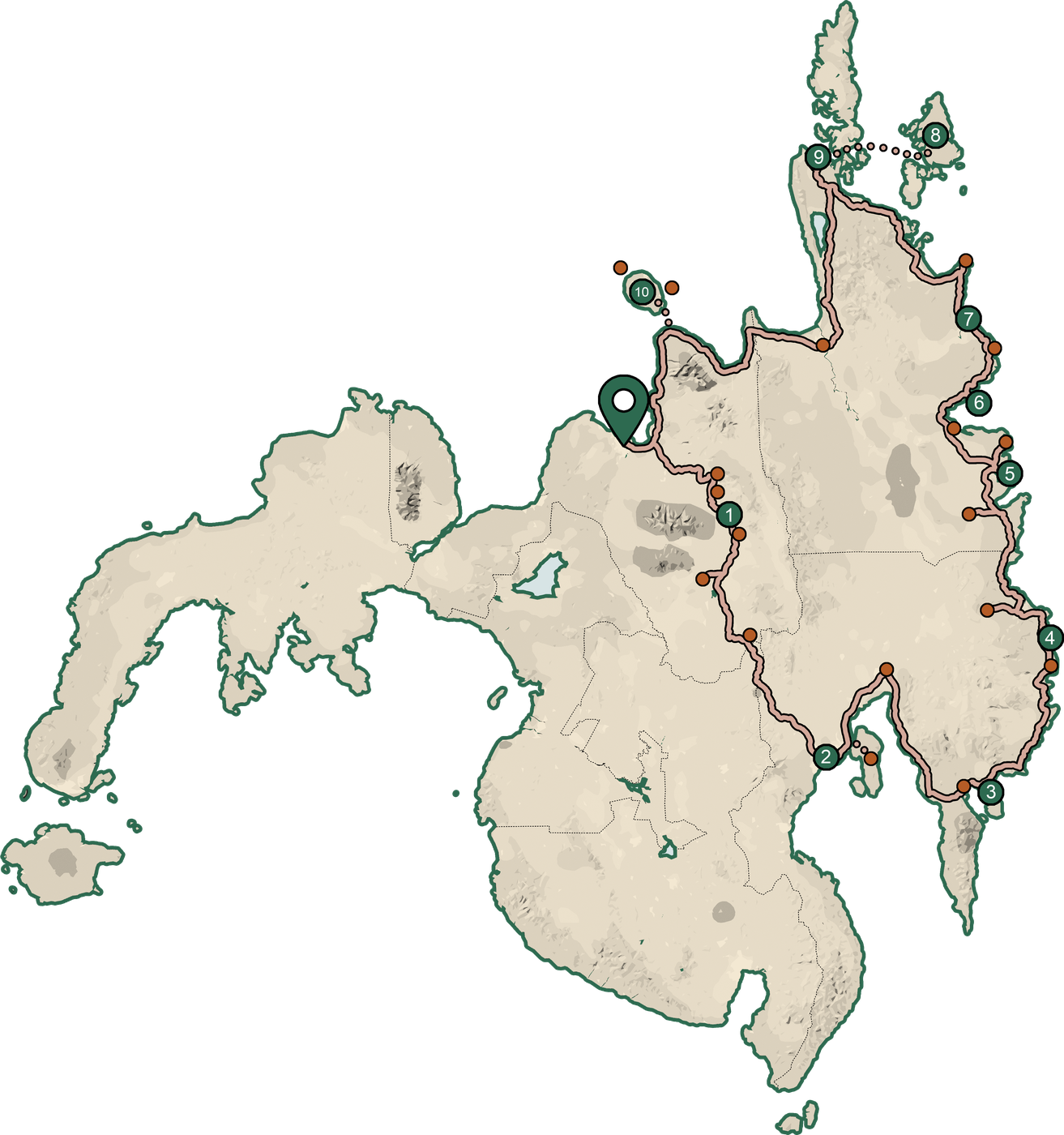 Mindanao Loop map