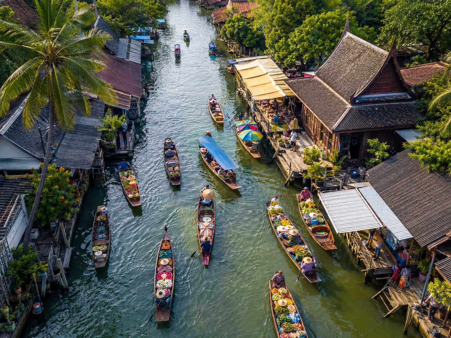 Day trip to an iconic Thai floating market